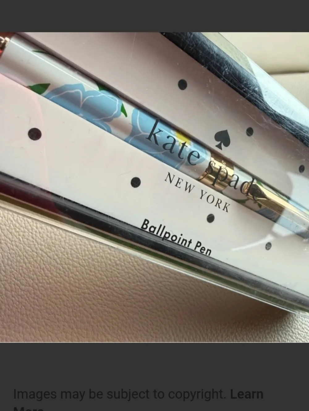kate spade NEW YORK Ballpoint Pen Sunshine Floral BRAND-NEW w/tag/box